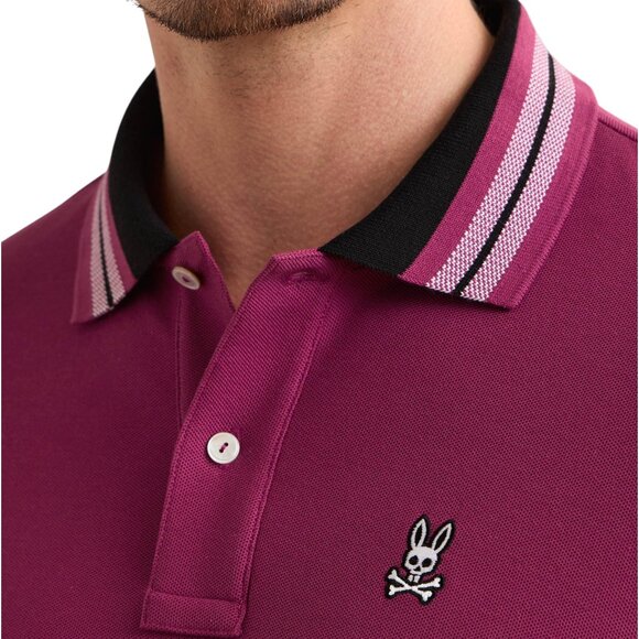 Psycho Bunny Henson Pima Cotton Pique Polo Shirt - Picture 3 of 4